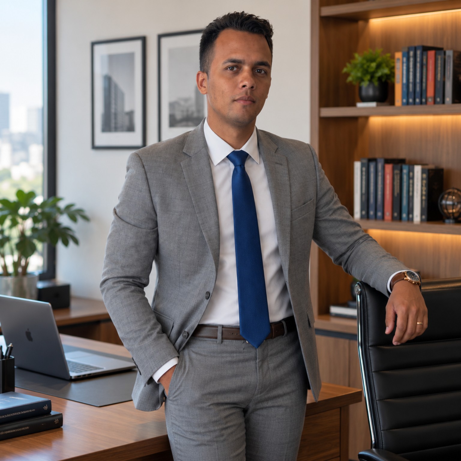 Wellington Andrade em escritório